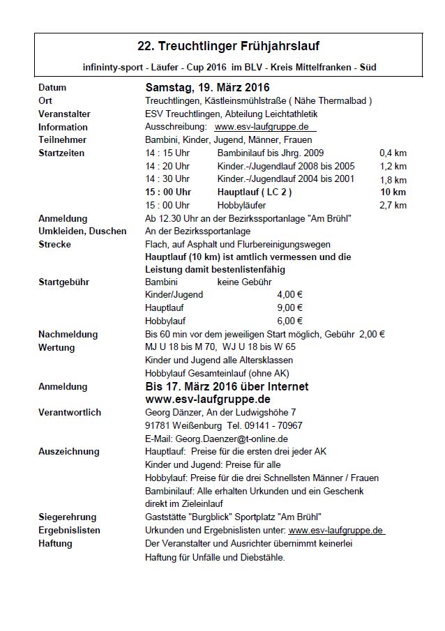 treuchtlinger frühjahrslauf 2016